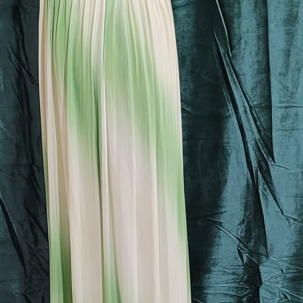 Baby Phat Green Ombre Plunge Maxi Dress - Picture 8 of 8